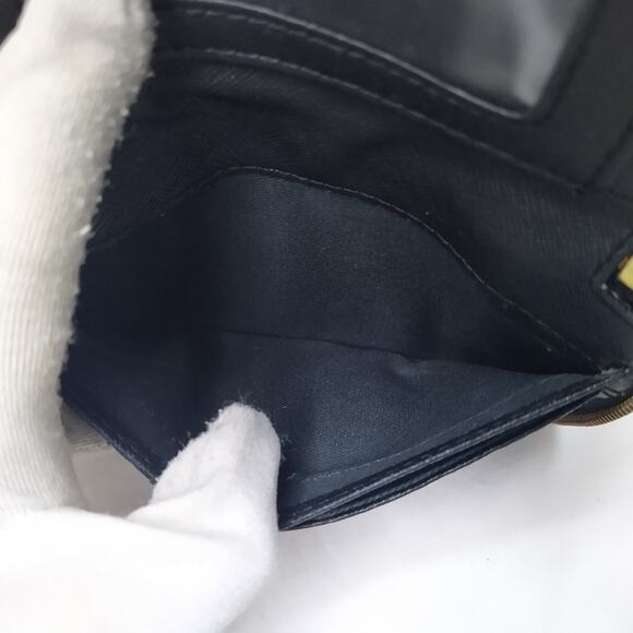 Fossil Black Leather Zip Arpimd Credit Card Wristlet - Wallet - Picture 13 of 15